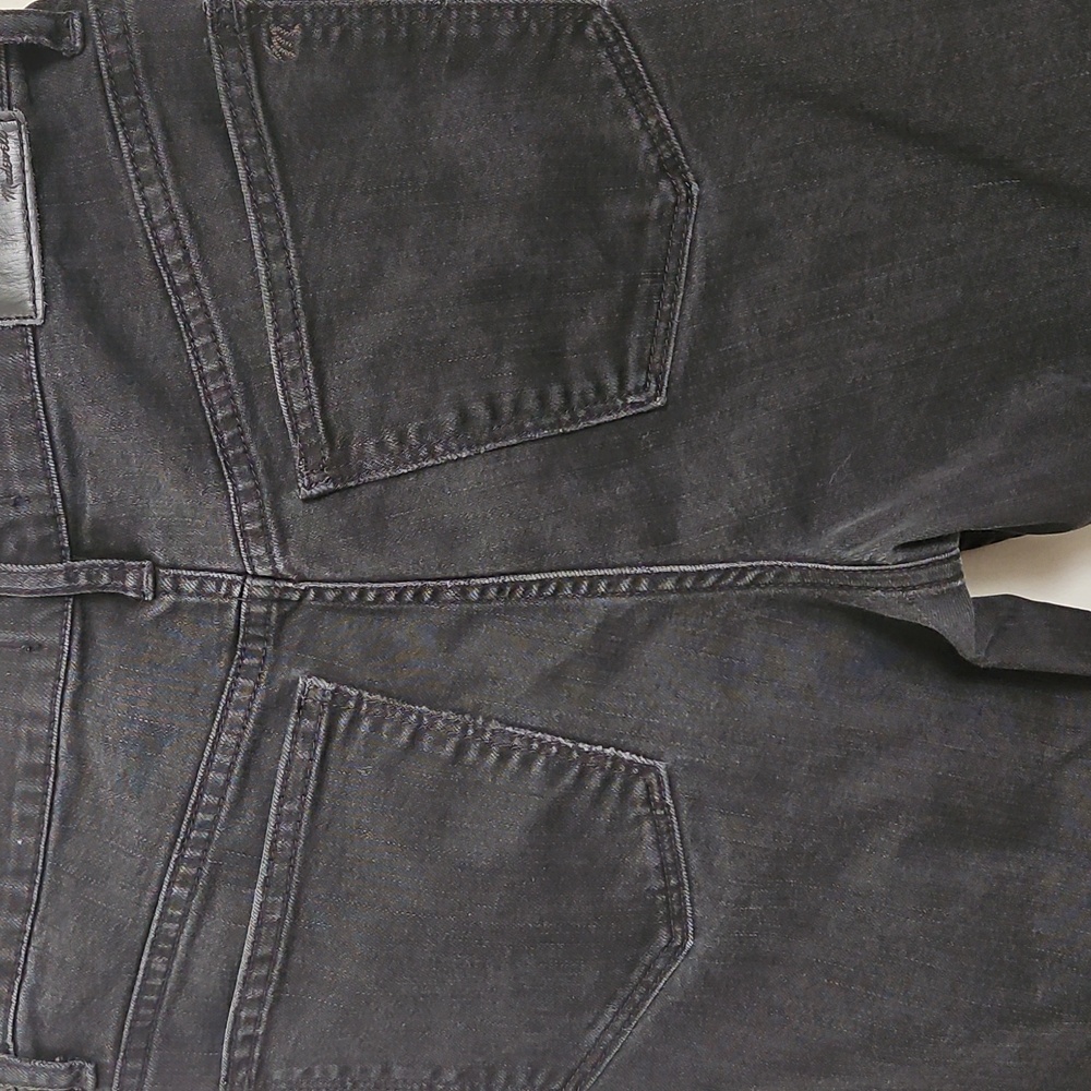 MADEWELL Slim Wide Leg Crop Women's Black Jeans 29 - Picture 9 of 11